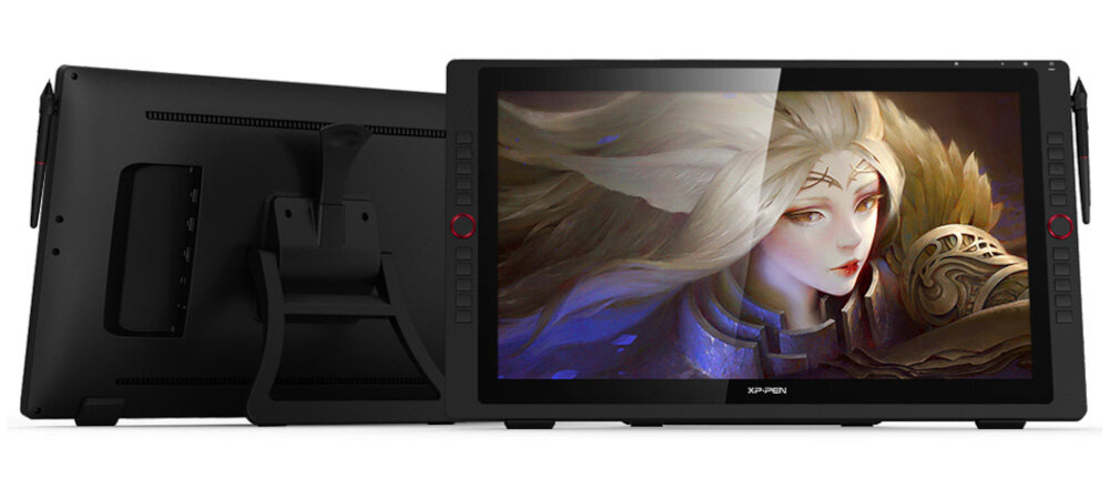 Tablet graficzny XP-PEN Artist 24 Pro wyglad przod tyl