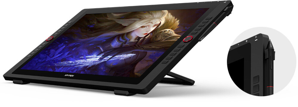 Tablet graficzny XP-PEN Artist 24 Pro przyciski pierscien dotykowy latwa obsluga intuicyjny