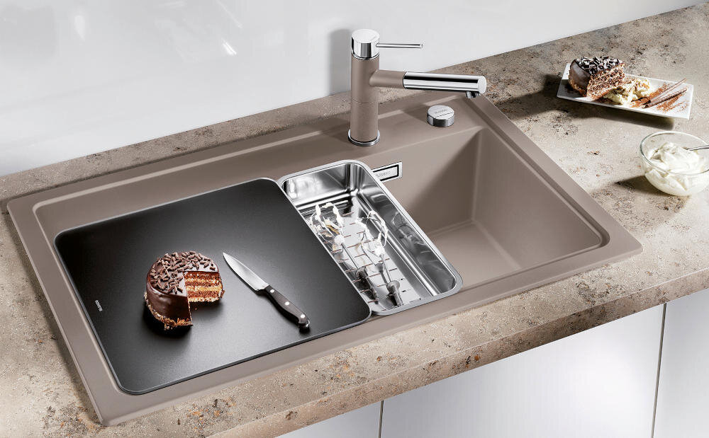 BLANCO zlewozmywak silgranit granit łatwe czyszczenie kamień