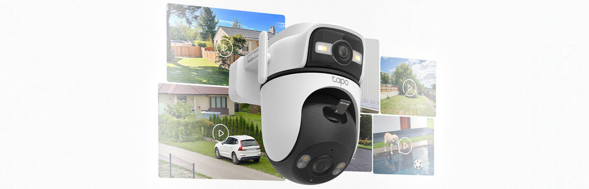 Kamera TP-LINK Tapo C545D Zewnętrzna, Wi-Fi / LAN, Nagrania, pamięć, chmura, archiwum, Obszar monitorowany przez kamerę widziany z góry.