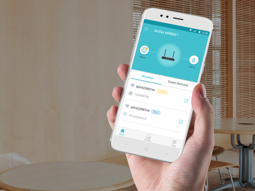 Router TP-LINK Archer MR600 4G+ LTE routera Archer MR600 strony zarządzania aplikację Tether ustawień sieci kontroli rodzicielskiej dostępu Android lub iOS