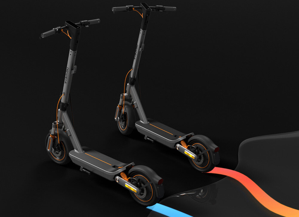 Hulajnoga elektryczna XIAOMI Electric Scooter 6 Max Max 70km 450W 2 amortyzatory 12 cali Czarny ciemne tło symulacja pokazująca tor jazdy z kontrolą trakcji wbudowany system TCS system kontroli trakcji utrzymanie większej stabilności podczas jazdy na śliskiej i mokrej drodze spory deck o wymiarach 60 x 19 mm antypoślizgowa powłoka