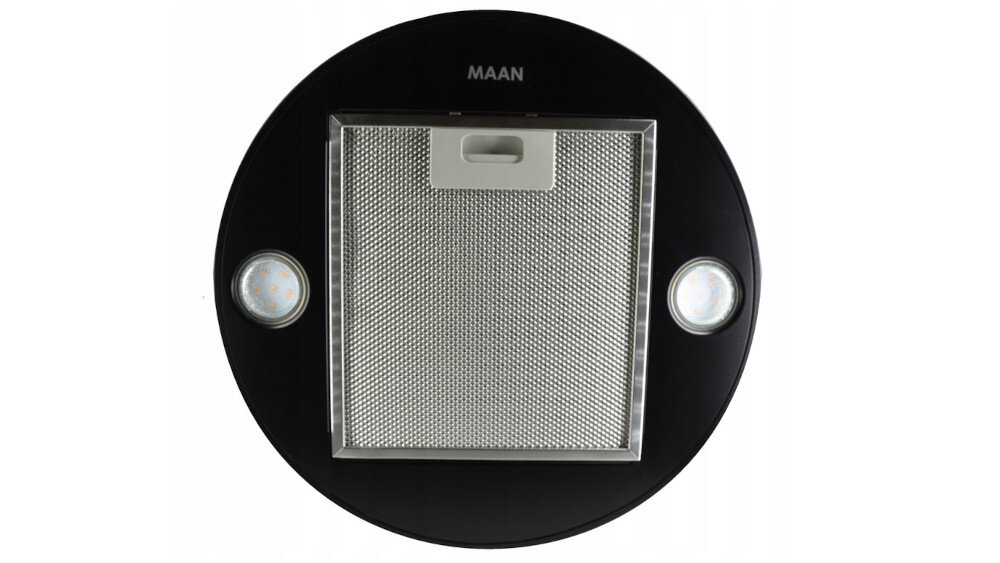 Okap MAAN Tuba Elba 31 Czarny oświetlenie LED oszczędność komfort