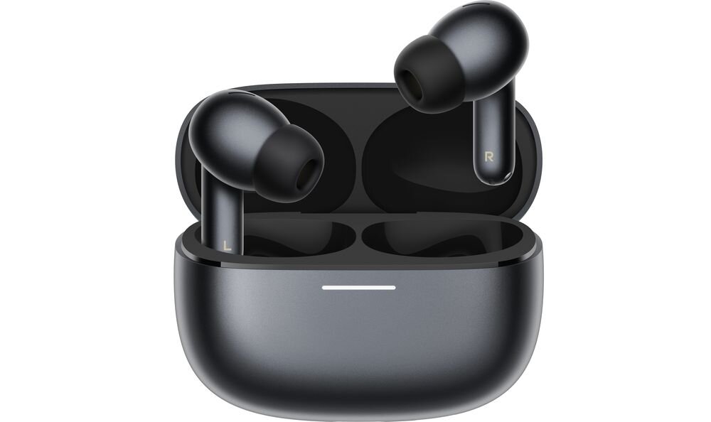 Słuchawki dokanałowe XIAOMI Redmi Buds 8 Pro ANC bezprzewodowe Bluetooth podwójny przetwornik dźwięk przestrzenny, słuchawki z etui ładującym na białym tle