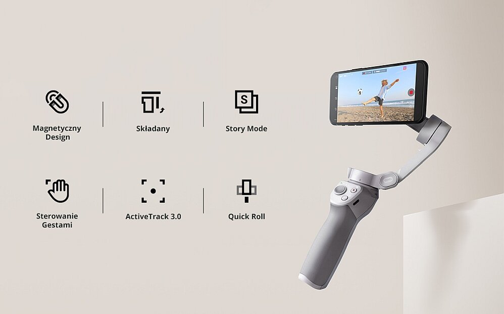 Gimbal ręczny DJI Osmo Mobile 4 opis cechy specyfikacja dane