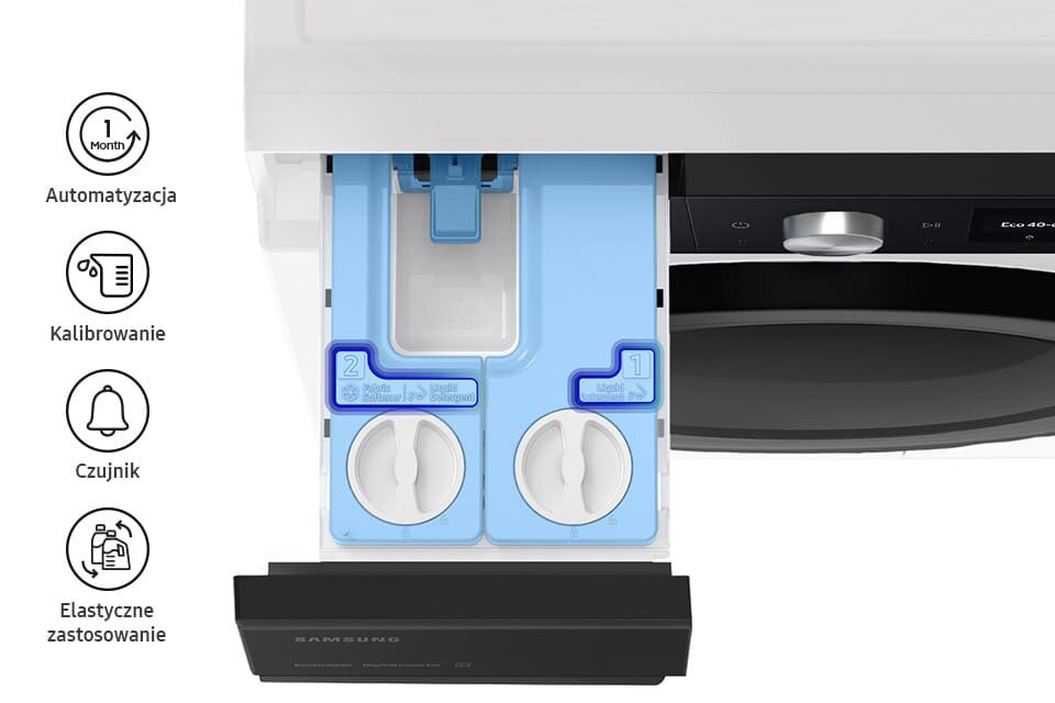 Autodozowanie płynu do prania i płukania