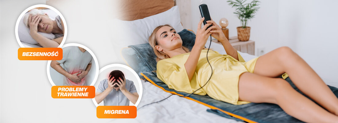 Mata masująca MEDIVON Nova elektroterapia stymulacja wlosy glowa