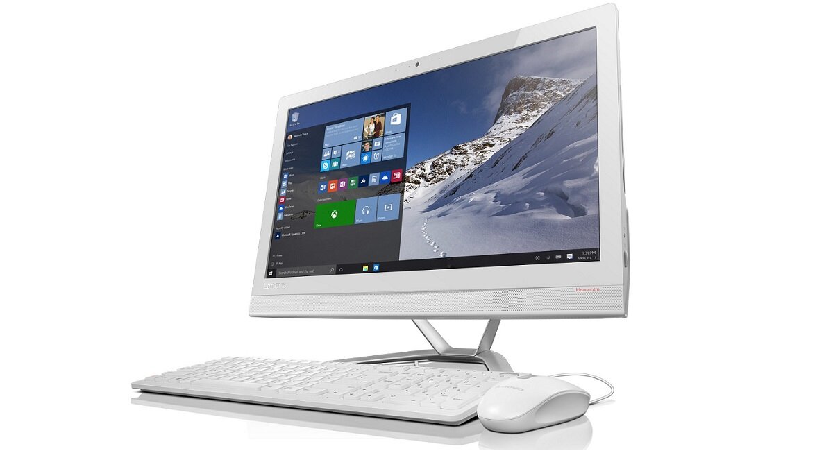 Komputer LENOVO Ideacentre 300-23ISU Smukła, kompaktowa konstrukcja oraz imponująca przestrzeń Wszystko w jednym