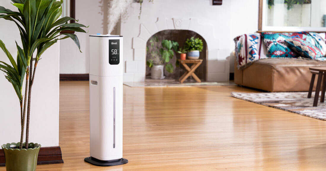 Nawilżacz ultradźwiękowy LEVOIT Oasis Mist 1000S Zdrowe świeże powietrze powierzchnia konstrukcja obrotowa dysza parowa wysokość