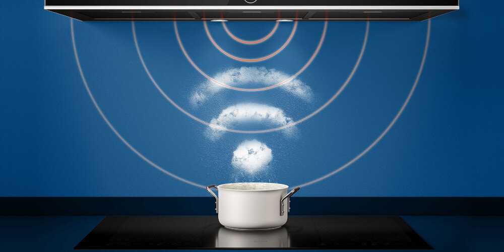 Płyta indukcyjna BEKO HII64700SUFT Hob to Hood wentylacja wyciąg czujniki