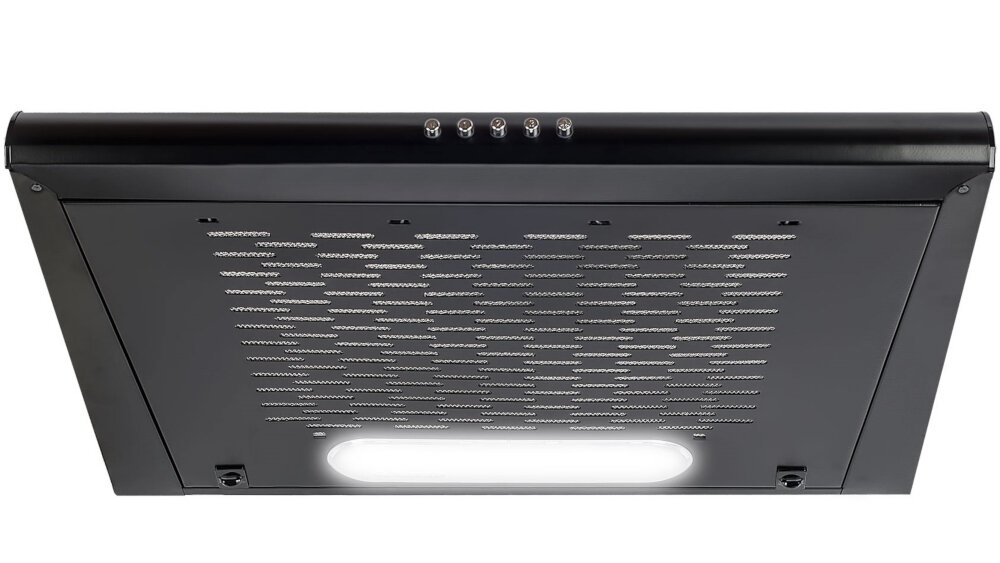 Okap VDB Slim PL 60 Czarny - Oświetlenie