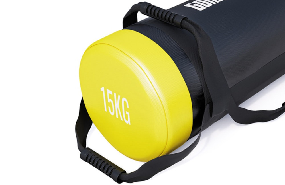 GORILLA SPORTS Sandbag piaskiem metalowym pobudzenie wielu grup mięśniowych stabilizacji i koordynacji zręczność, wytrzymałość i panowanie nad ciałem - worek od boku