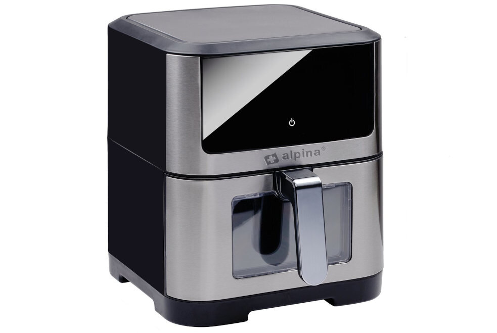 Frytownica beztłuszczowa ALPINA 871125224542 Air Fryer timer regulacja temperatury ustawienia zakres precyzja dostosowanie potrawy gotowanie parametry