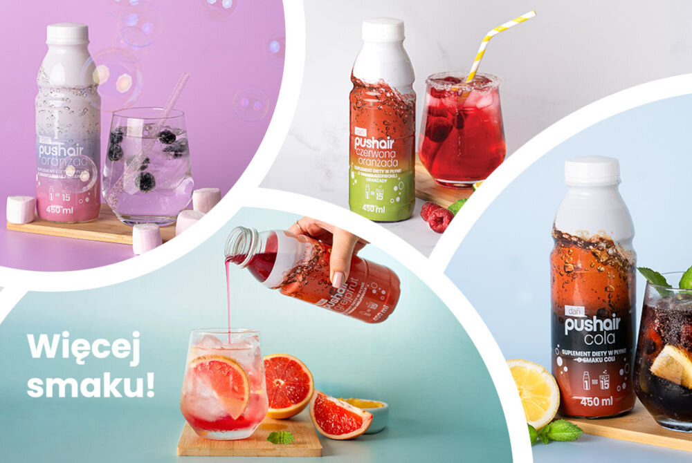 Saturator DAFI Pushair Czarny + 2 butelki