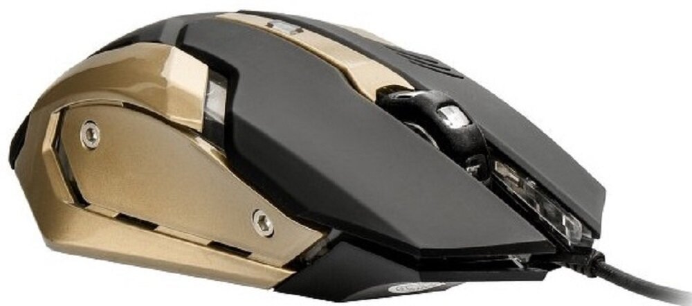 Mysz ART AM-98 Czarno-złoty  - przewodowa praca 