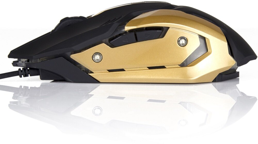Mysz ART AM-98 Czarno-złoty  - Wytrzymale tworzywo 