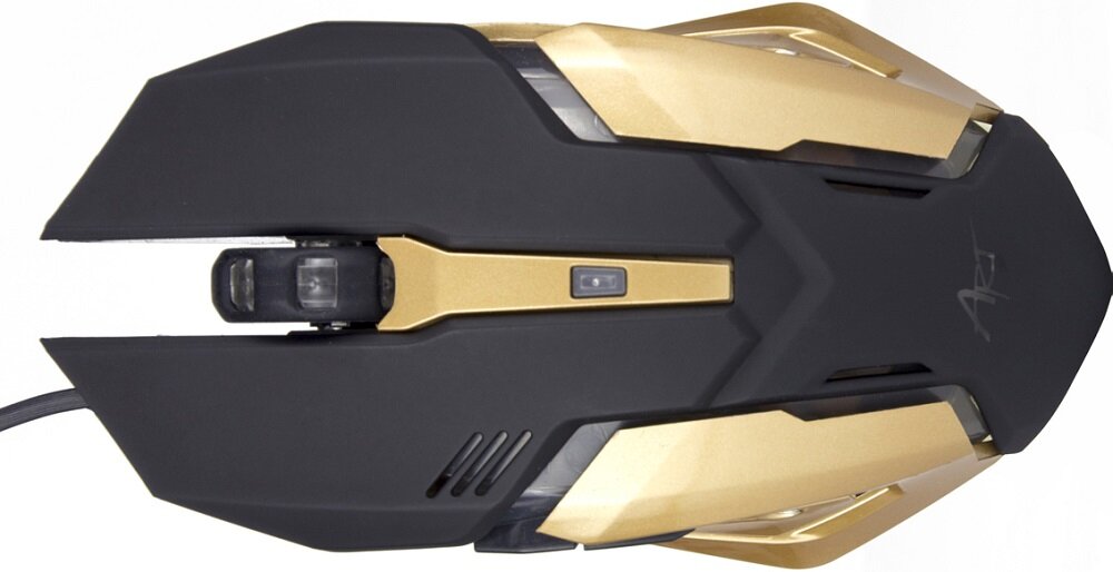 Mysz ART AM-98 Czarno-złoty  - niezawdonosc 