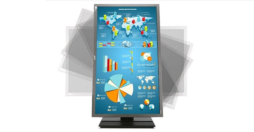 Monitor ACER B246 pivot