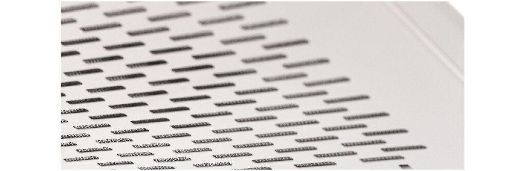 Okap VDB Slim PL 60 Biały filtr aluminiowy przeciwtłuszczowy