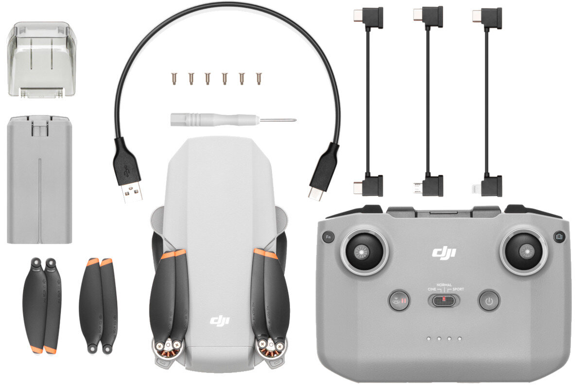 Dron DJI Mini 2 SE zestaw opakowanie zawartość