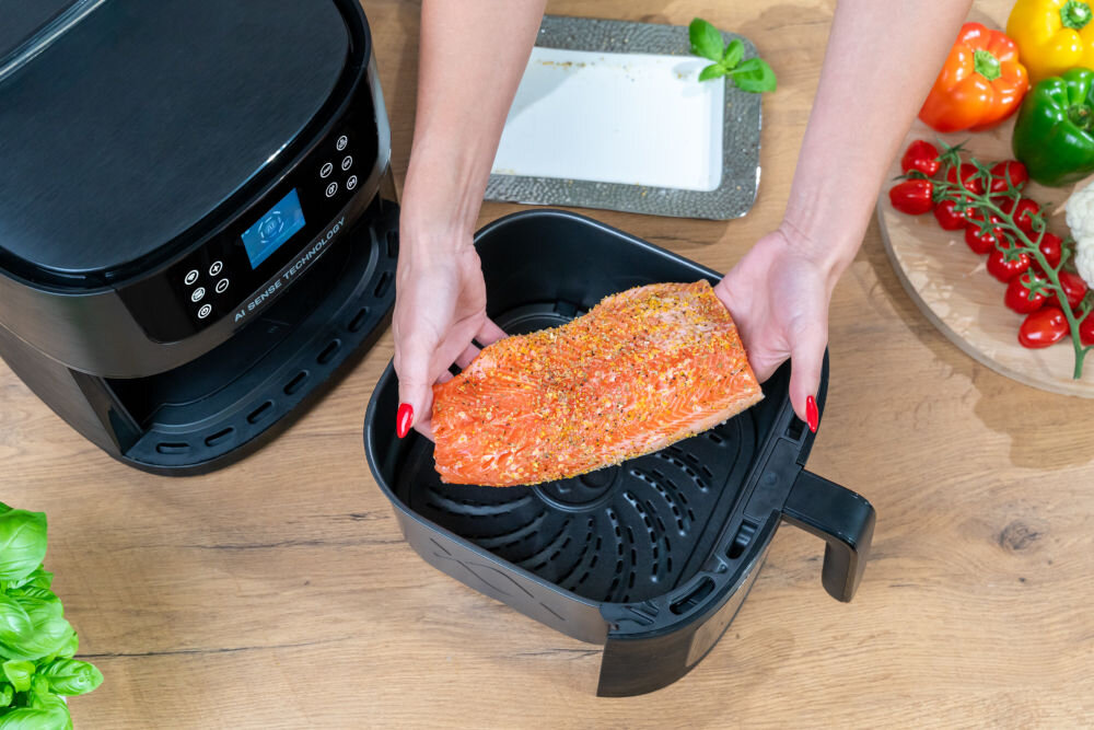 Frytkownica beztłuszczowa GÖTZE & JENSEN AF850T AI Air Fryer Pojemność XXL 8 litrów