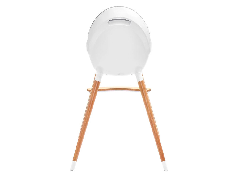 Krzesełko do karmienia KINDERKRAFT Fini Szary funkcjonalne bezpieczne stylowe lakka konstrukcja 5,9 kg bezproblemowe przenoszenie klasyczny design uchwyt do przenoszenia z tylu konstrukcji