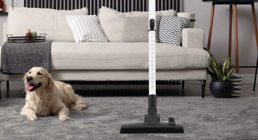 Odkurzacz HYUNDAI VC800 szybkie efektywne sprzątanie błyskawiczne sprzątnięcie codzienne obowiązki stylowy design funkcjonalny atrakcyjny wizualnie  