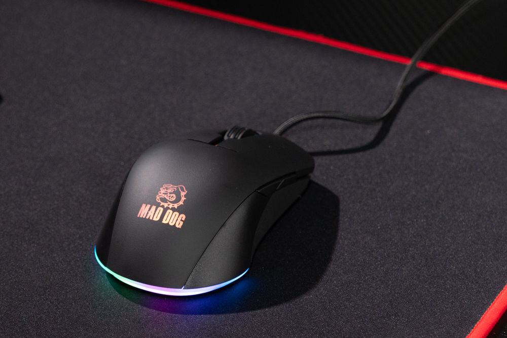 Mysz MAD DOG GM315 Czarny 6 poziomów DPI prędkość