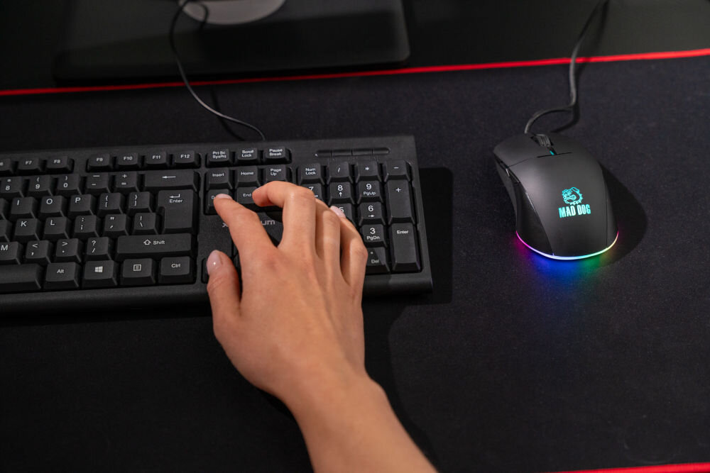 Mysz MAD DOG GM315 Czarny