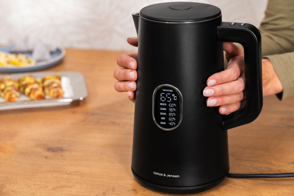 Czajnik GÖTZE & JENSEN KT940K Czarny podwojne scianki cieplo