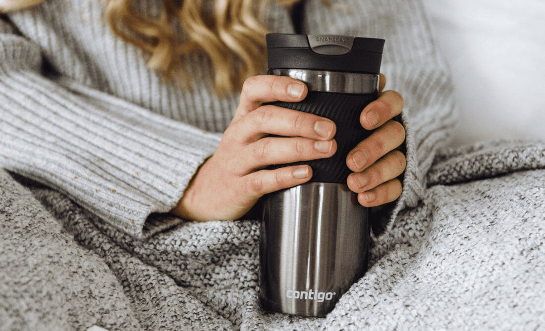 Kubek termiczny CONTIGO Byron 470 ml Grafitowy Optymalna pojemność napój rozwiązanie aktywność możliwości