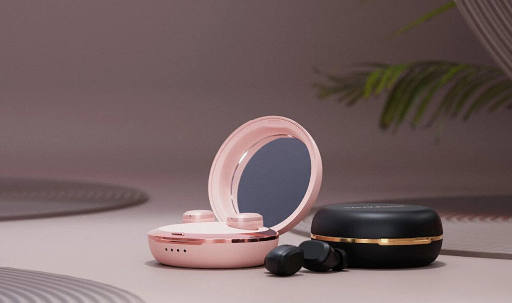 Słuchawki dokanałowe HAPPY PLUGS Adore - Bez kabli i ograniczeń, słuchawki z etui ładującym na blacie