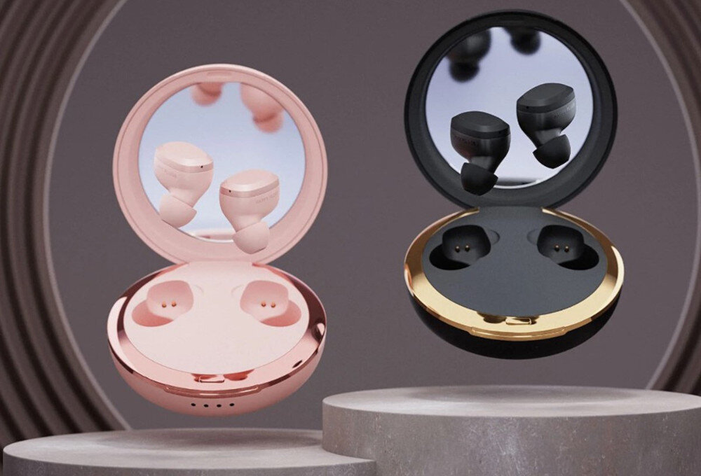 Słuchawki dokanałowe HAPPY PLUGS Adore - Dźwięk, który angażuje, słuchawki z etui łądującym na podstawce