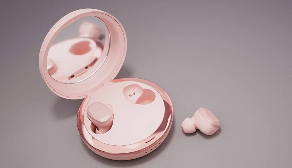 Słuchawki dokanałowe HAPPY PLUGS Adore - Zawsze gotowe do działania, słuchawki z etui ładującym na blacie