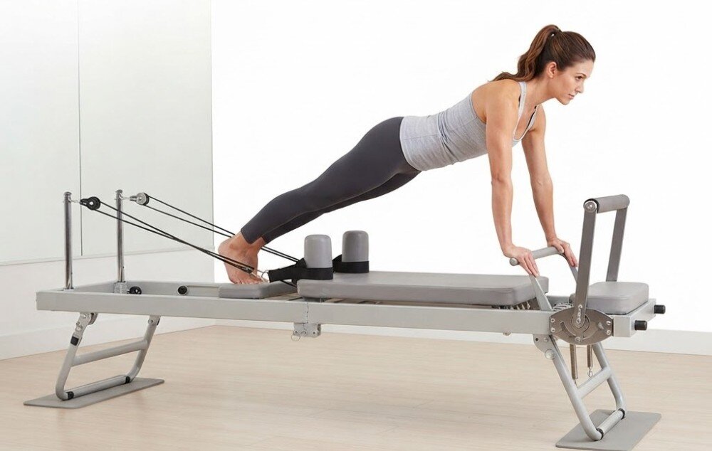 Reformer do pilatesu EXTRALINK Lifestyle PB1001 Biały 