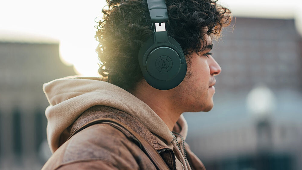 Słuchawki nauszne AUDIO-TECHNICA ATH-M20XBT Czarne brzmienie jakość materiały