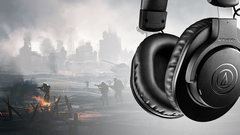 Słuchawki nauszne AUDIO-TECHNICA ATH-M20XBT Czarne niska latencja parowanie wielopunktowe serwisy online netflix hbo