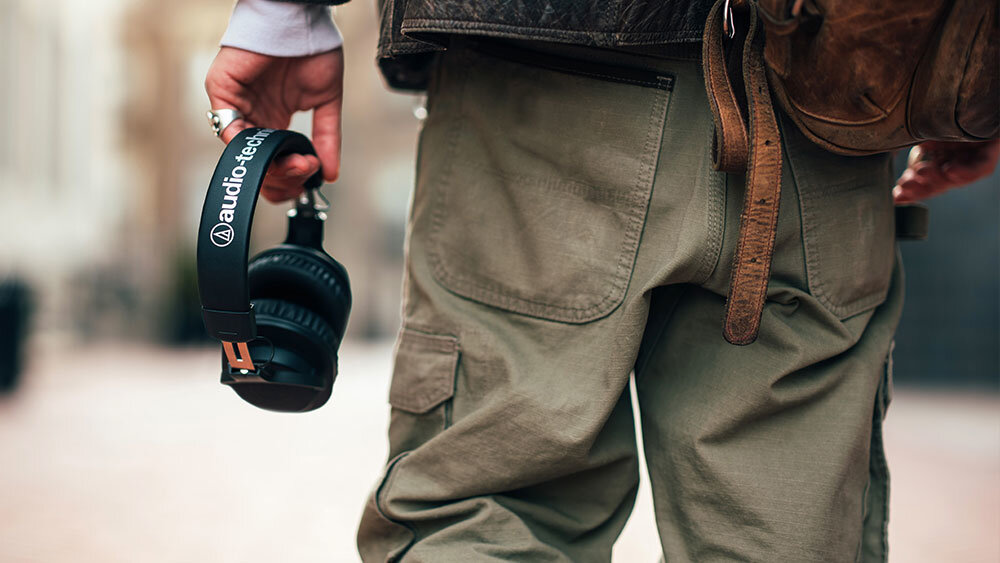 Słuchawki nauszne AUDIO-TECHNICA ATH-M20XBT Czarne praca czas działania