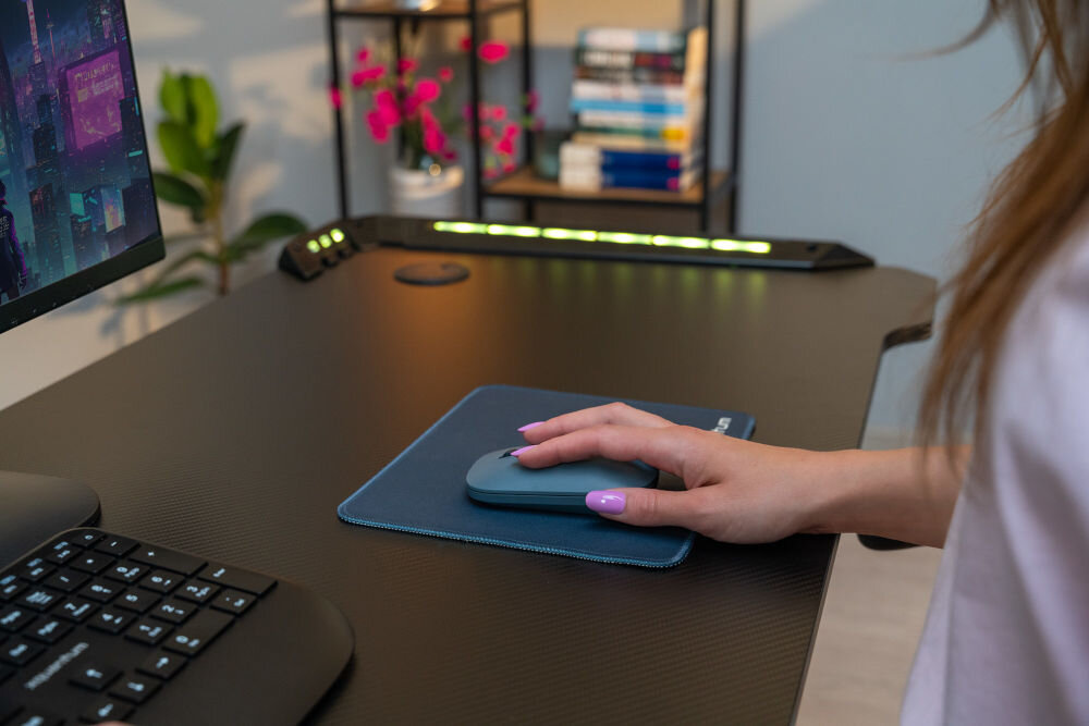 Mysz XQUANTUM WM400G wszechstronność 2400 DPI