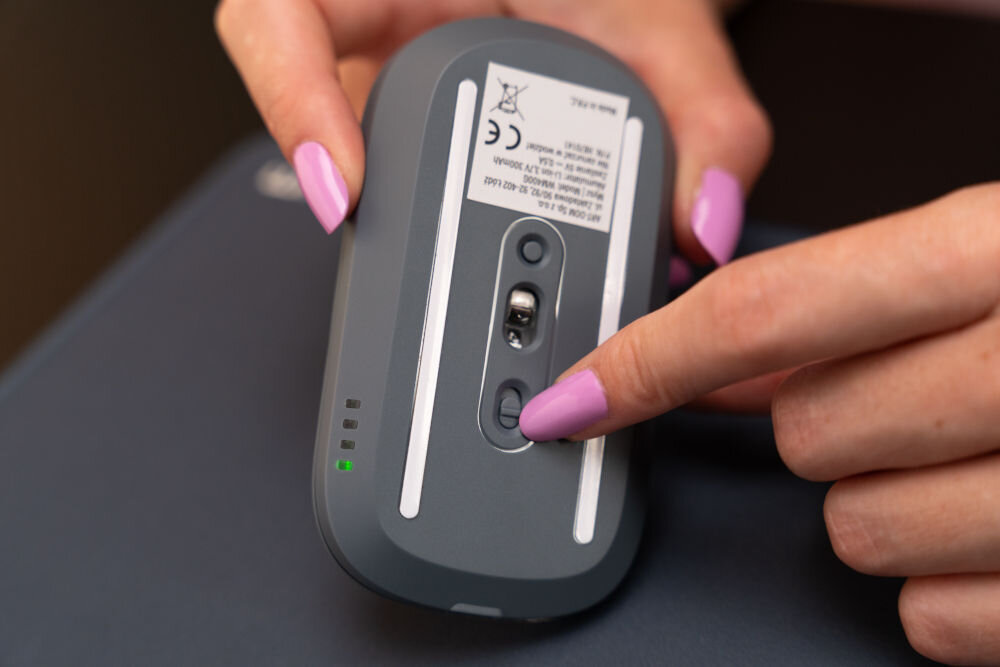 Mysz XQUANTUM WM400G łączność 2,4 GHz Bluetooth do 4 urządzeń