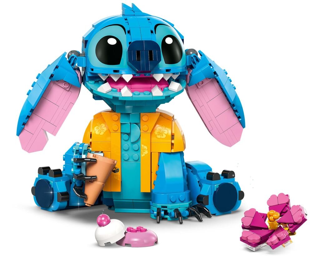 LEGO 43249 Disney Stitch   klocki elementy zabawa łączenie figurki akcesoria figurka zestaw 