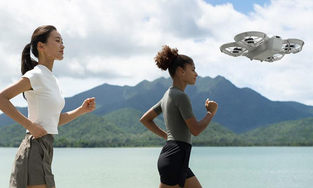 Dron DJI Neo Motion Fly More Combo śledzenie ruchu AI sztuczna inteligencja kadr