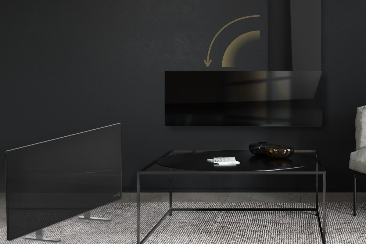 Panel grzewczy AENO AGH0002S Smart Eko Premium Czarny instalacja montaz