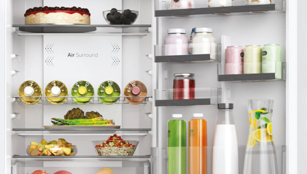 HAIER design komfort bezpieczne półki szkło hartowane wytrzymałość czystość