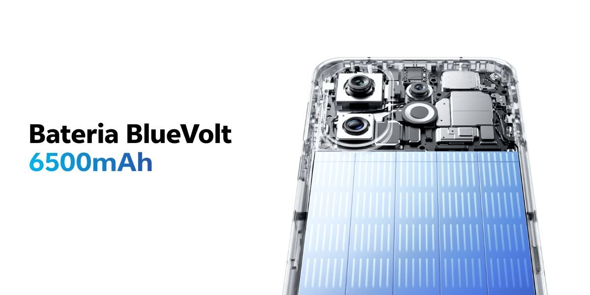 smartfon vivo X200FE trzymany w jednej dłoni Bateria BlueVolt pojemność 6500 mAh FlashCharge 90 W