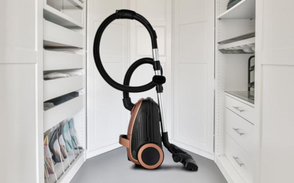 Odkurzacz GORENJE VCE28G6HCO Ochrona mebli i sprzętu Aktywna ochrona z gumowanym zderzakiem estetykę wnętrza i spokój 