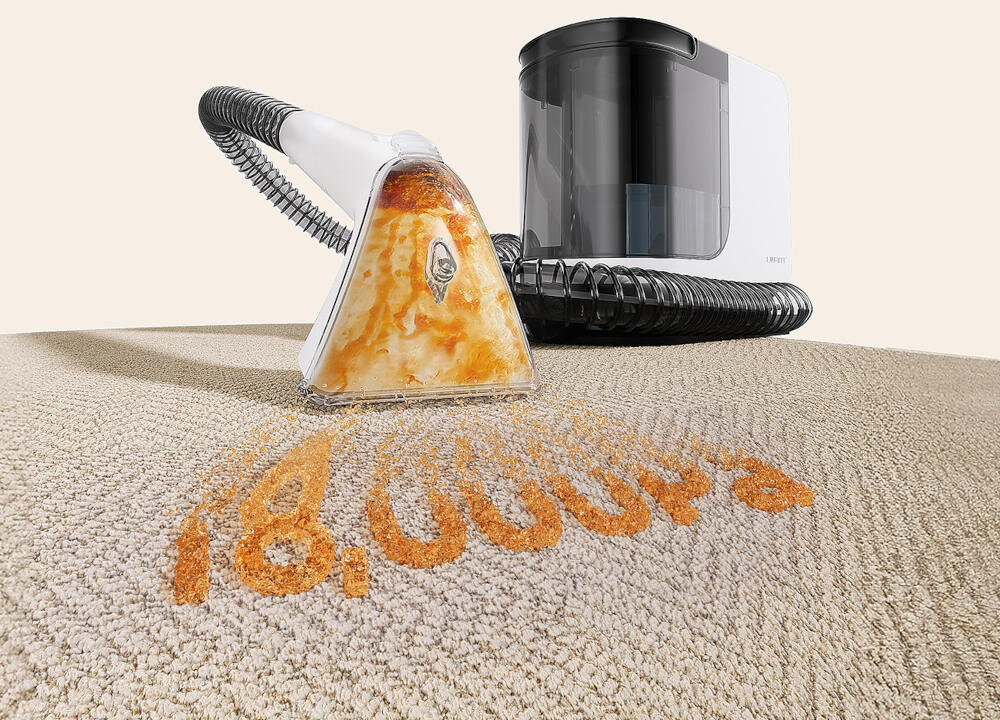 Odkurzacz UWANT Y200 Biały Skuteczne pranie i para  z funkcją pary dezynfekcja temperatura usuwa bakterie, roztocza i uporczywe plamy Silne ssanie 18 000 Pa