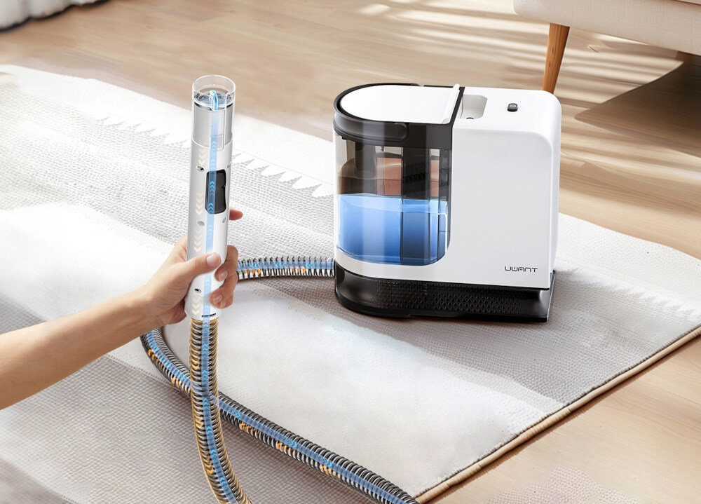 Odkurzacz UWANT Y200 Biały Oddzielne zbiorniki Dwa pojemniki pojemność higiena efektywne sprzątanie