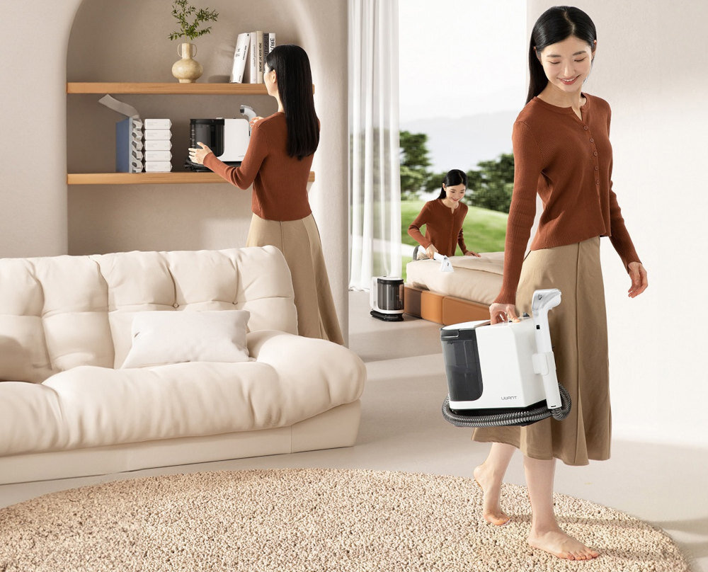 Odkurzacz UWANT Y200 Biały Mobilne wymiary Stabilna konstrukcja przemyślany układ porządek czystość