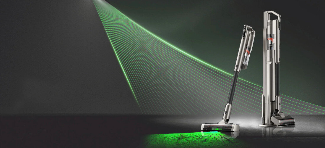 Odkurzacz UWANT V500 design tło wizualizacja prezentacja Skuteczne sprzątanie domu